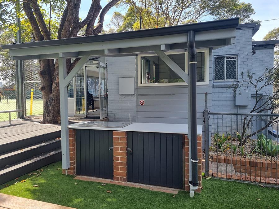BBQ and deck build