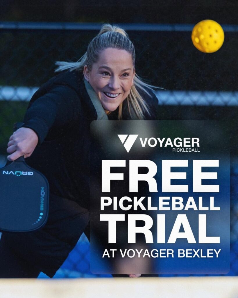 Pickleball free trial at voyager bexley