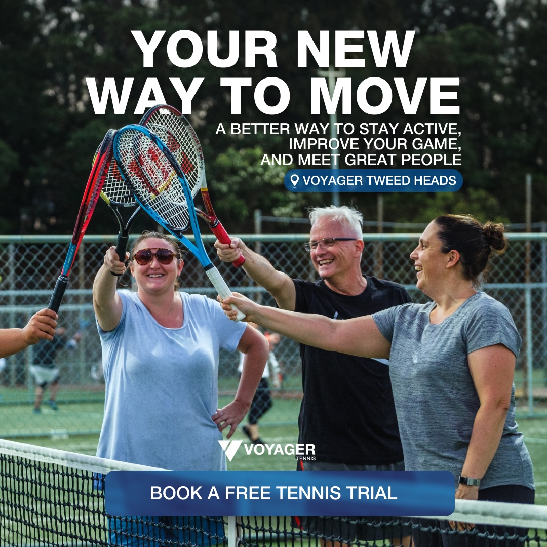 group tennis lessons free trial Tweed Heads