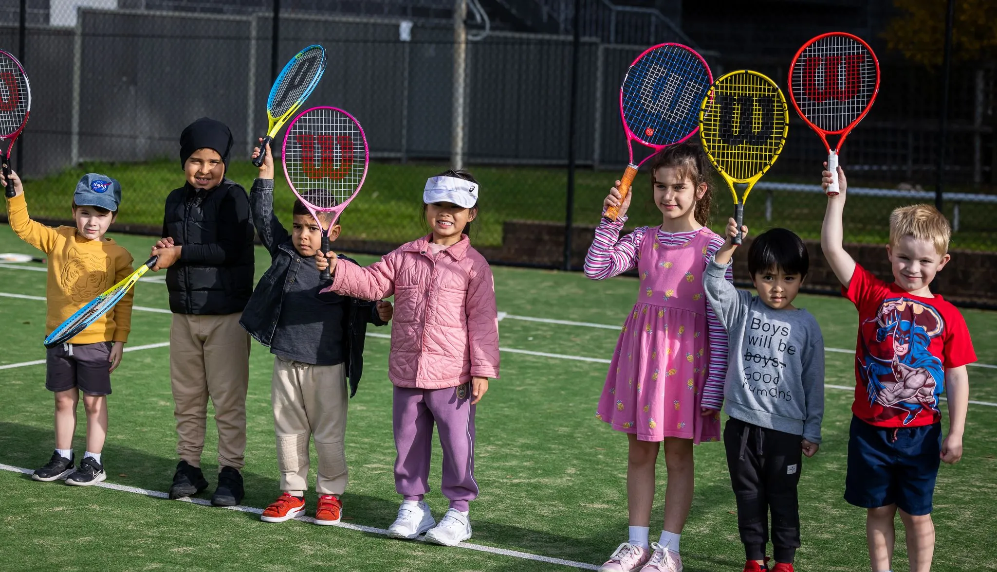 Kids are happy during their free trial