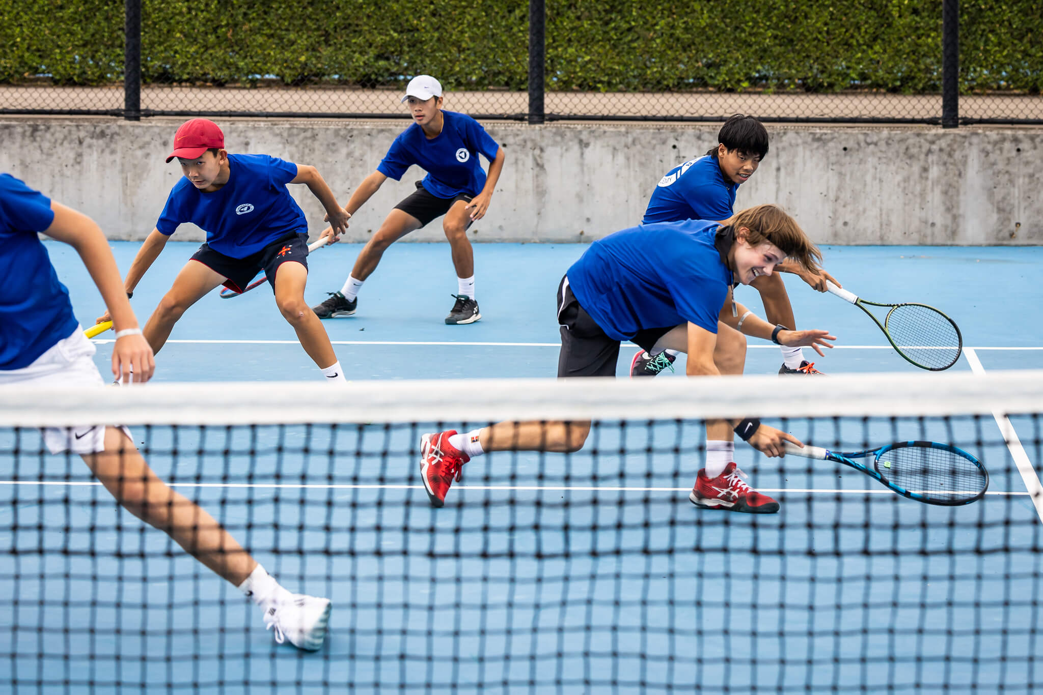 Juniors in High Performance program drills
