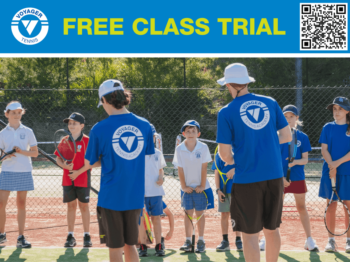 Voyager tennis free trial helps kids know their passion