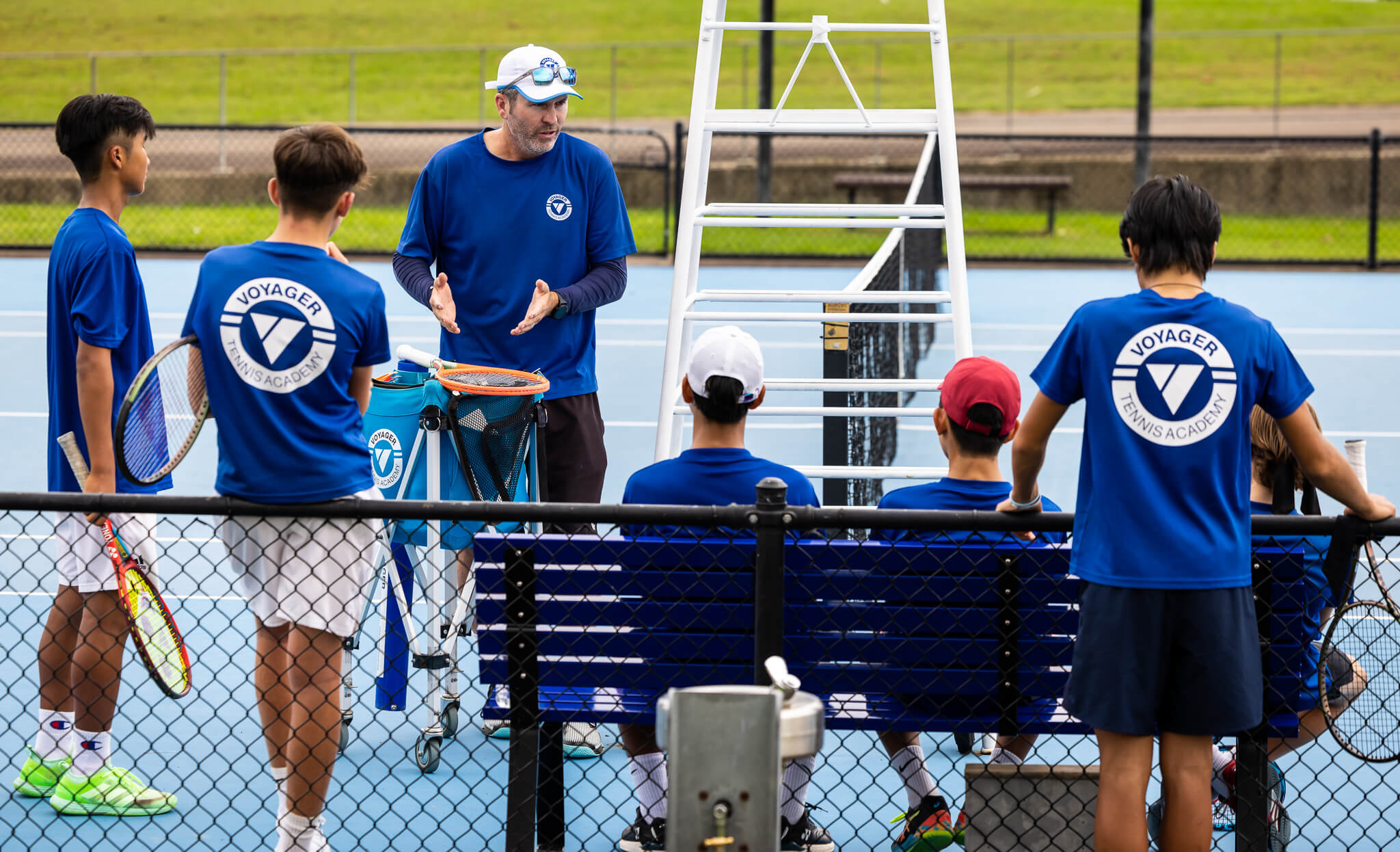 Luke giving instructions during high performance program