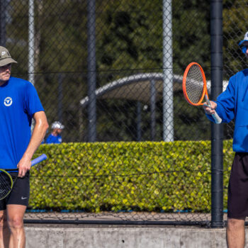 Luke teaching a student during High Performance Program