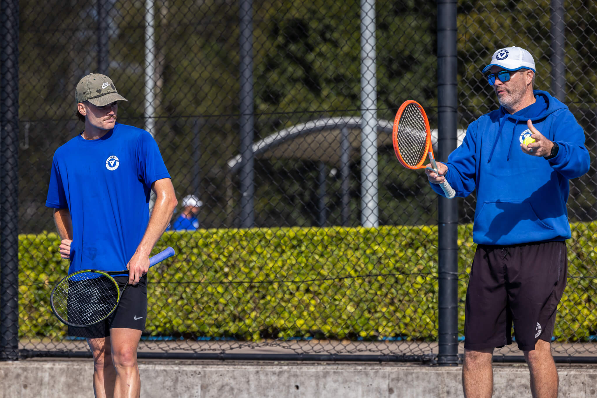 Luke teaching a student during High Performance Program
