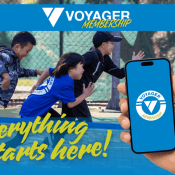 Voyager membership: Access to coaches, courts.