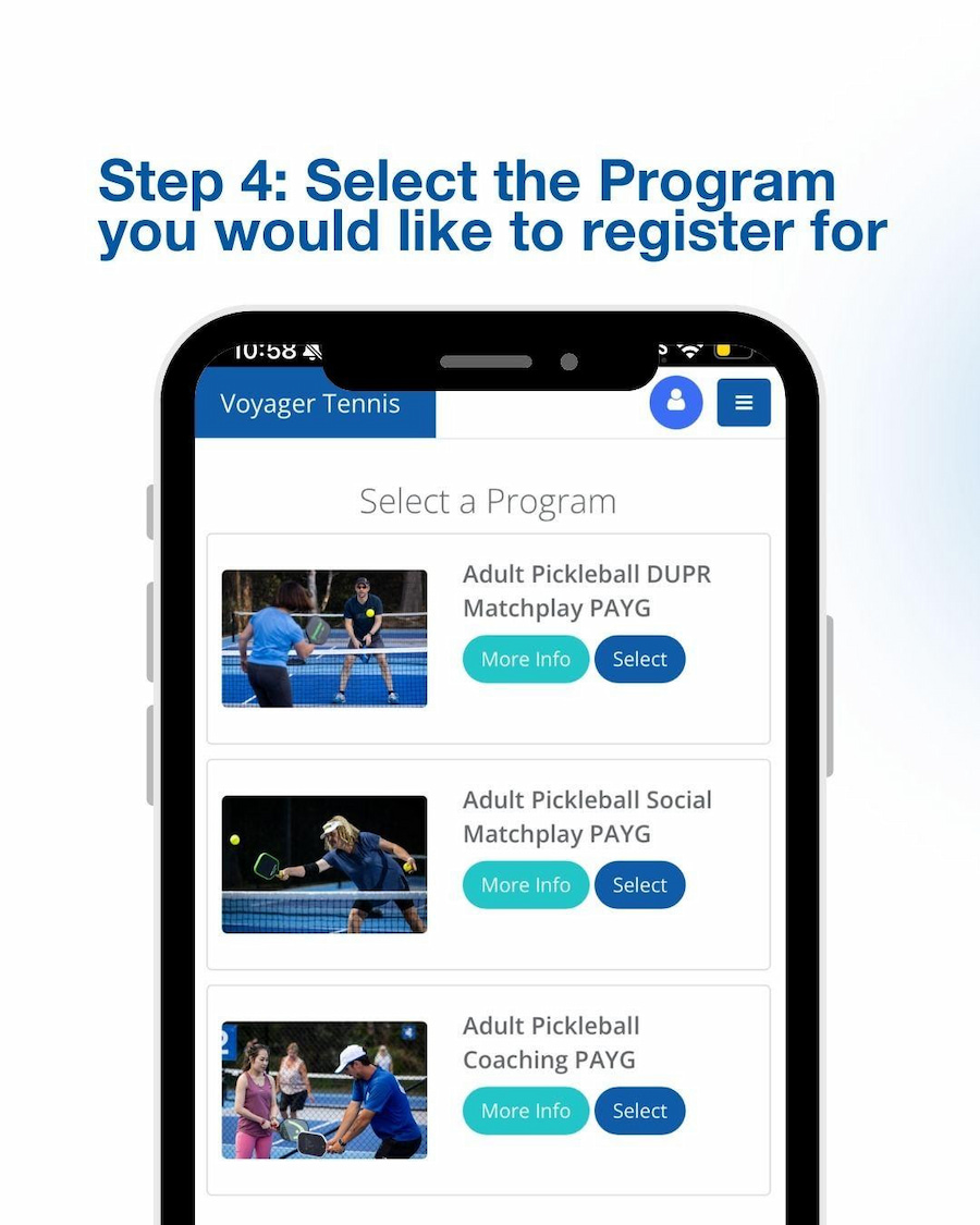 Step 4 - Select Program